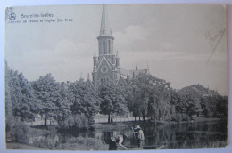 BELGIQUE - BRUXELLES - IXELLES - Un Coin De L'Etang Et L'Eglise Sainte-Croix - Elsene - Ixelles