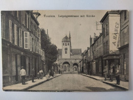 Vouziers, Leipzigerstrasse, Deutsche Soldaten, Feldpost, 1916. - Vouziers