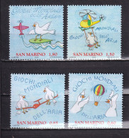 SAN MARINO-2009-STAMPS-BIRDS -AIRCRAFT,-MNH - Ungebraucht