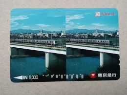 T-618 - JAPAN, Japon, Nipon, Carte Prepayee, Prepaid Card, CARD, RAILWAY, TRAIN, CHEMIN DE FER - Treinen