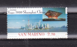 SAN MARINO-2009-EXPO 2010 SHANGHAI-,-MNH - Ongebruikt