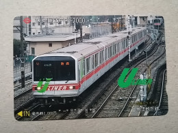 T-618 - JAPAN, Japon, Nipon, Carte Prepayee, Prepaid Card, CARD, RAILWAY, TRAIN, CHEMIN DE FER - Trenes