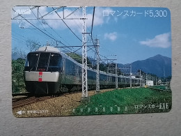 T-618 - JAPAN, Japon, Nipon, Carte Prepayee, Prepaid Card, CARD, RAILWAY, TRAIN, CHEMIN DE FER - Trenes