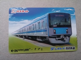 T-618 - JAPAN, Japon, Nipon, Carte Prepayee, Prepaid Card, CARD, RAILWAY, TRAIN, CHEMIN DE FER - Treinen