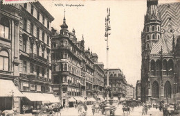 AUTRICHE - Wien - Stephansplatz - Animé - Carte Postale Ancienne - Wien Mitte