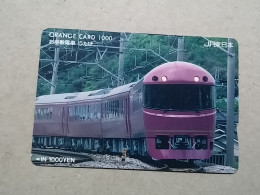 T-618 - JAPAN, Japon, Nipon, Carte Prepayee, Prepaid Card, CARD, RAILWAY, TRAIN, CHEMIN DE FER - Trenes