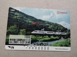 T-618 - JAPAN, Japon, Nipon, Carte Prepayee, Prepaid Card, CARD, RAILWAY, TRAIN, CHEMIN DE FER - Eisenbahnen