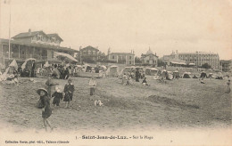 FRANCE - Saint Jean De Luz - Sur La Plage - Animé - Carte Postale Ancienne - Saint Jean De Luz