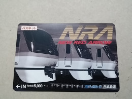 T-618 - JAPAN, Japon, Nipon, Carte Prepayee, Prepaid Card, CARD, RAILWAY, TRAIN, CHEMIN DE FER - Trenes