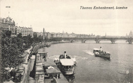 ROYAUME UNI - Angleterre - London - Thames Embankment - Carte Postale Ancienne - Autres & Non Classés