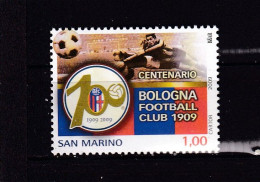 SAN MARINO-2009-BOLOGNA FOOTBALL CLUB-,-MNH - Unused Stamps