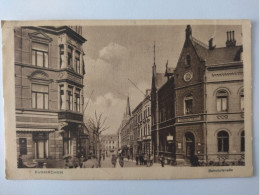 Euskirchen, Bahnhofstraße, Kaiserliches Postamt, Hotel Zur Post, Militärzensur, 1919 - Euskirchen