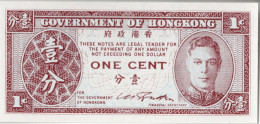 HONG KONG - 1 Cent 1945 UNC - Hongkong