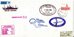 South Africa Paquebot Cover Cape Town Posted At Sea 10-12-1983 RS/NS Africana 14 Voyage With A Lot Of Postmarks - Lettres & Documents