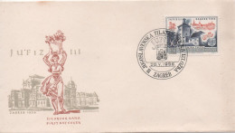 Yugoslavia 1956, Stamp Exhibition JUFIZ III, Zagreb - Storia Postale