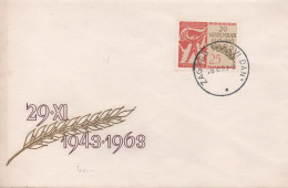 Yugoslavia 1963, Republic Day, Cancel Zagreb - Lettres & Documents