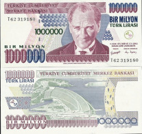 Billets De Collection Turquie Pk N° 213 - 1 Millions Lira - Turquie