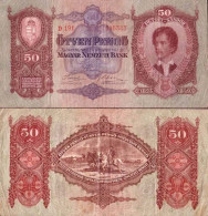 Billet De Collection Hongrie Pk N° 99 - 50 Pengo - Hungary