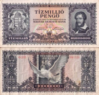 Billet De Banque Collection Hongrie - PK N° 123 - 10000000 Pengo - Hongrie