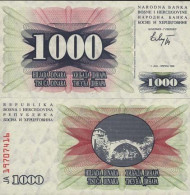 Billet De Banque Bosnie Pk N° 15 - 1000 Dinara - Bosnië En Herzegovina