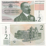 Billets Banque Georgie Pk N° 69 - 2 Laris - Georgië