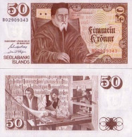 Billets Banque Islande Pk N° 49 - 50 Kronur - Islanda