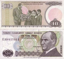 Billets Banque Turquie Pk N° 192 - 10 Lira - Turkey