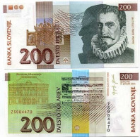 Billet De Banque Slovenie Pk N° 15 - 200 Tollarjev - Slowenien