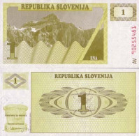 Billets Banque Slovenie Pk N°  1 - 1 Tollar - Slovénie