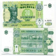 Billets De Banque Moldavie Pk N° 13 - 20 LEI - Moldavie