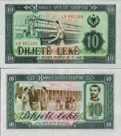 Billets Banque Albanie Pk N° 43 - 10 Leke - Albania