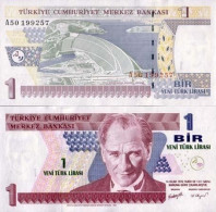 Billets Banque Turquie Pk N° 216 - 1 Lira - Turkije