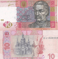 Billets De Collection Ukraine Pk N° 119 - 10 Hryvnia - Ucraina