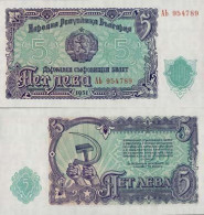 Billets De Banque Bulgarie Pk N° 82 - 5 Leva - Bulgarie