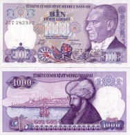 Billet De Banque Turquie Pk N° 196 - 1000 Lira - Turchia