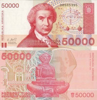 Billet De Banque Croatie Pk N° 26 - 50000 Dinara - Kroatien