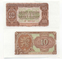 Billets Collection Tchecoslovaquie Pk N° 83 - 10 Korun - Tchécoslovaquie