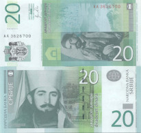 Billet De Banque Serbie Pk N° 55 - 20 Dinara - Serbie