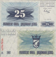 Billet De Collection Bosnie Pk N° 11 - 25 Dinara - Bosnia Erzegovina