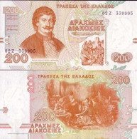 Billets De Banque Grece Pk N° 204 - 200 Drachmai - Grèce