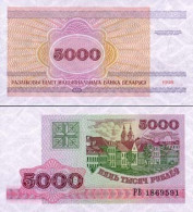 Bielorussie Billet De Collection Pk N° 17 - Billet De 5000 Rublei - Bielorussia