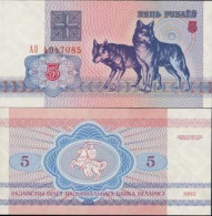 Billet De Collection Bielorussie - Pk N°  4 - Billet De 5 Rublei - Bielorussia