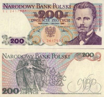 Billets De Banque Pologne Pk N° 144 - 200 Zlotych - Polonia