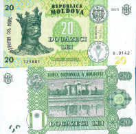 Billet De Banque Collection Moldavie - PK N° 23 - 20 LEI - Moldawien (Moldau)