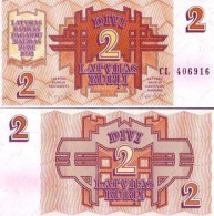 Billets De Banque Lettonie Pk N° 36 - 2 Rubli - Latvia