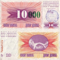 Billets Collection Bosnie Pk N° 53 - 10000 Dinara - Bosnia And Herzegovina