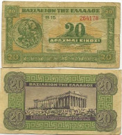 Billets Collection Grece Pk N° 315 - 20 Drachmai - Griechenland