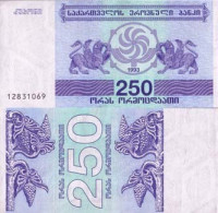Billet De Banque Georgie Pk N° 43 - 250 Laris - Georgia