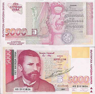Billet De Banque Collection Bulgarie - PK N° 111 - 5 000 Leva - Bulgarie