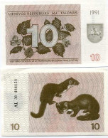 Billets Banque Lituanie Pk N° 35 - 10 Talonas - Lithuania